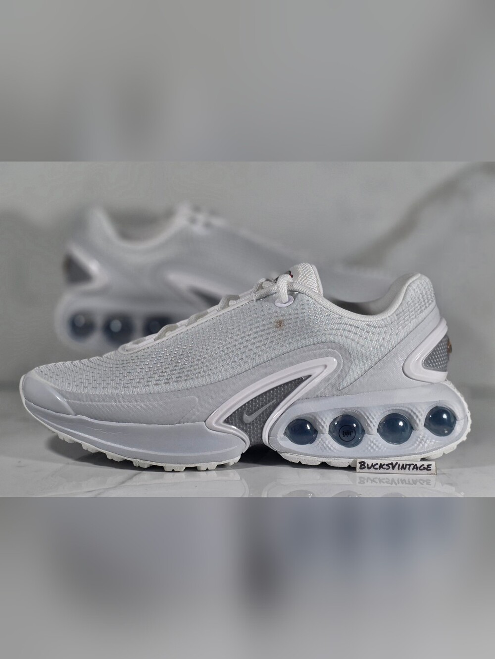 Nike AIR MAX DN White Pure Platinum US Womens Size 7.5 NEW DS Rare FJ3145-100